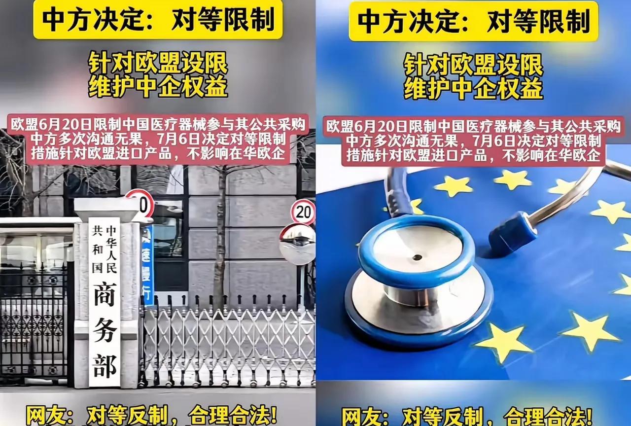 欧盟现在的做法还以为我们是大清吗？对不起，大清早完了。欧盟想的的，只允许他们