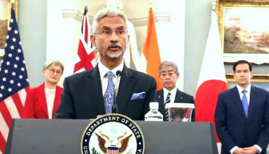 印度外长苏杰生7月1日在美日印澳四国外长会议上公开挑衅中国，重申“自由、开放和基