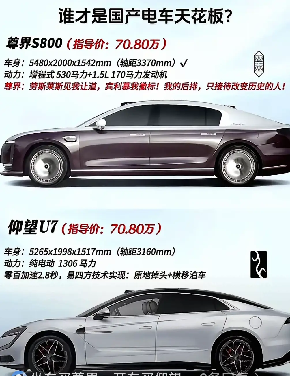 谁才是国产电车天花板？