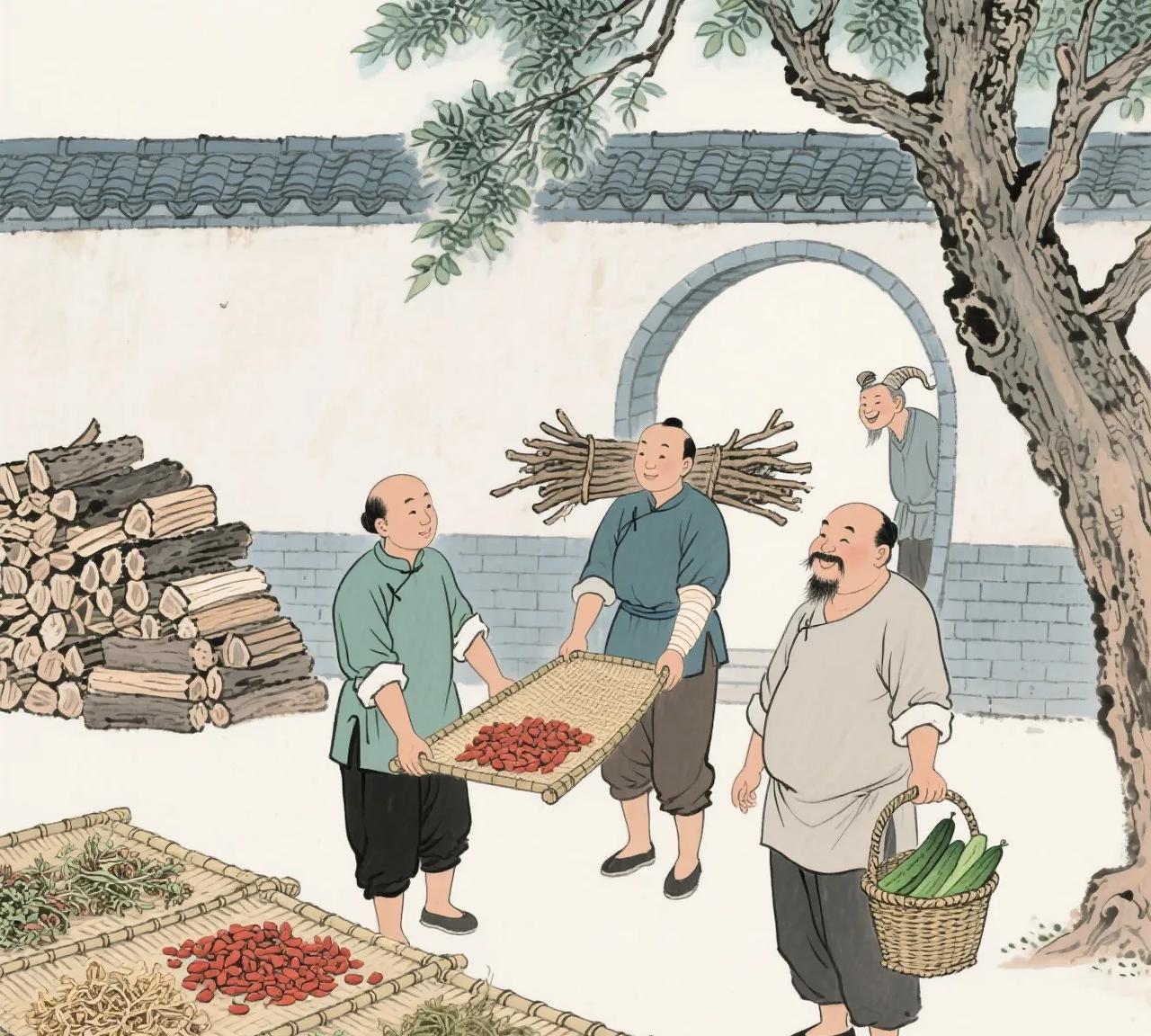 清朝末年，名医袁民店里遭劫，伙计们准备跟劫匪拼了。他徒弟魏槐制止，还笑着说：“各