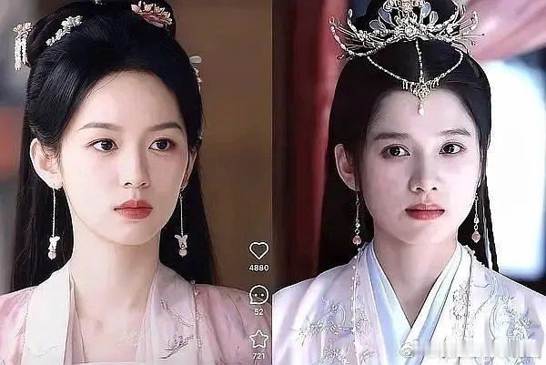 周也和张婧仪其实很好区分吧哪里像了