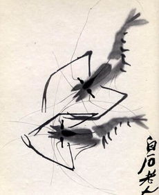 齐白石早年以卖画为生，润格（书画的报酬标准）为“白石画虾，十元一只”。有位求画者给了35元，齐白石画