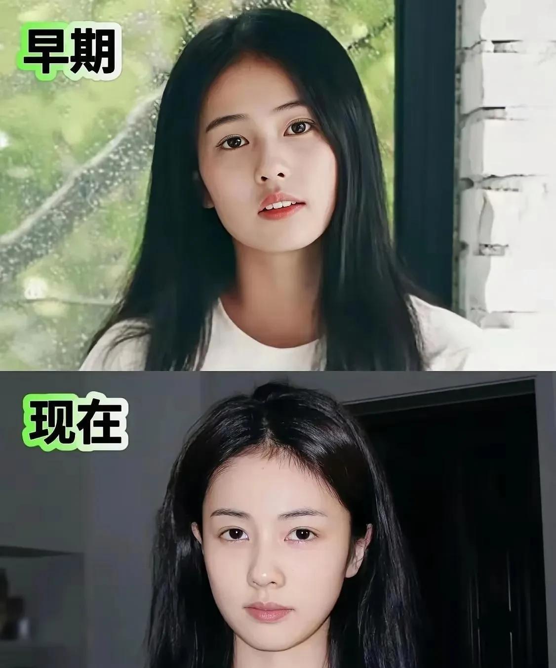 白鹿，妈生素颜脸的强烈冲击，这绝对是老天爷赏饭吃的长相，五官精致清丽又柔美，
