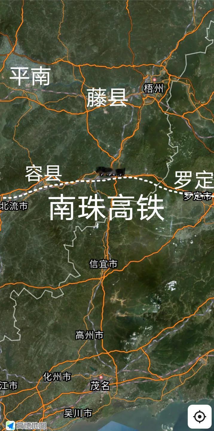 好消息，时速350公里的南珠高铁玉林至梧州岑溪段已经正式开始铺设无砟轨道，预计将