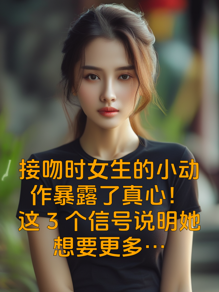 接吻时女生的小动作暴露了真心！这3个信号说明她想要更多…