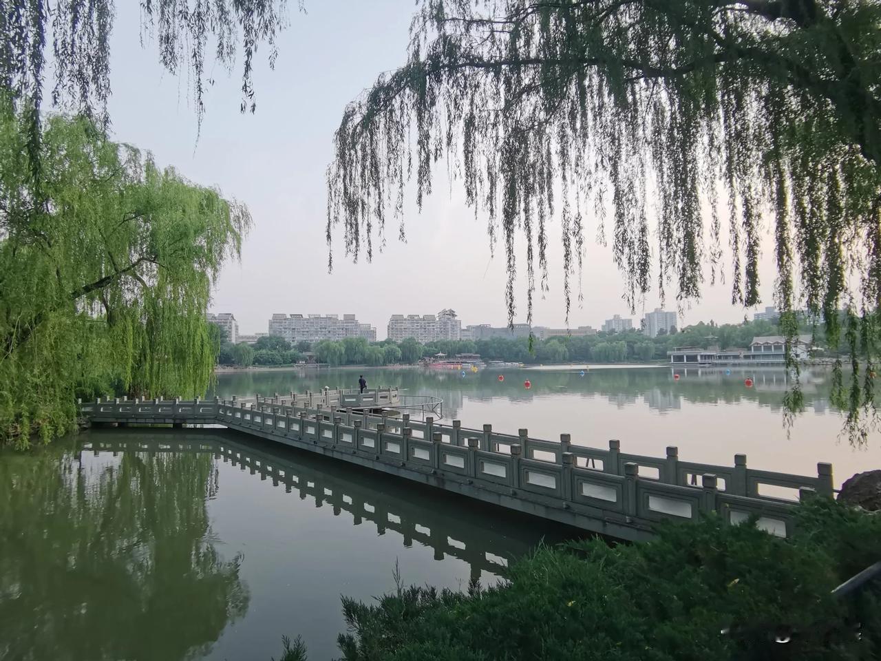 北京这座公园虽然没有名气，却湖光山色、翠竹幽簧、小桥流水，令人心旷神怡，陶醉其中