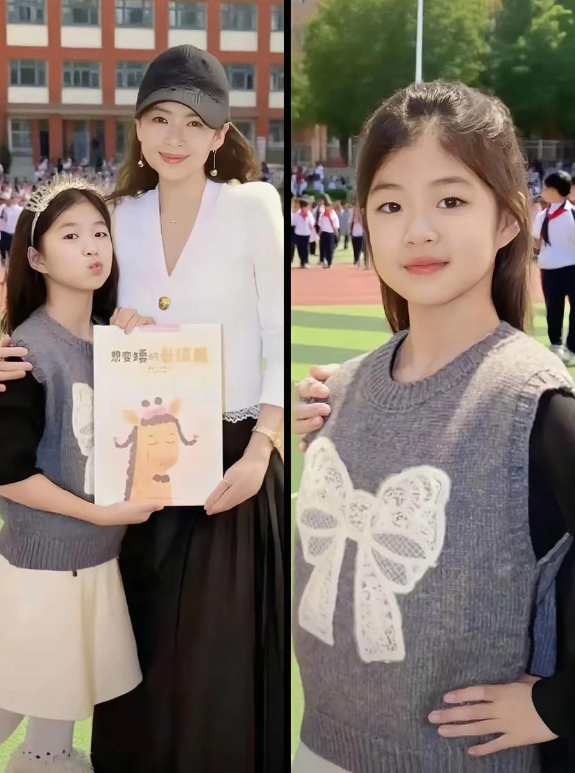 章子怡给女儿庆生，也不打马赛克了。说实话，这孩子遗传了章子怡和汪峰的优点。不