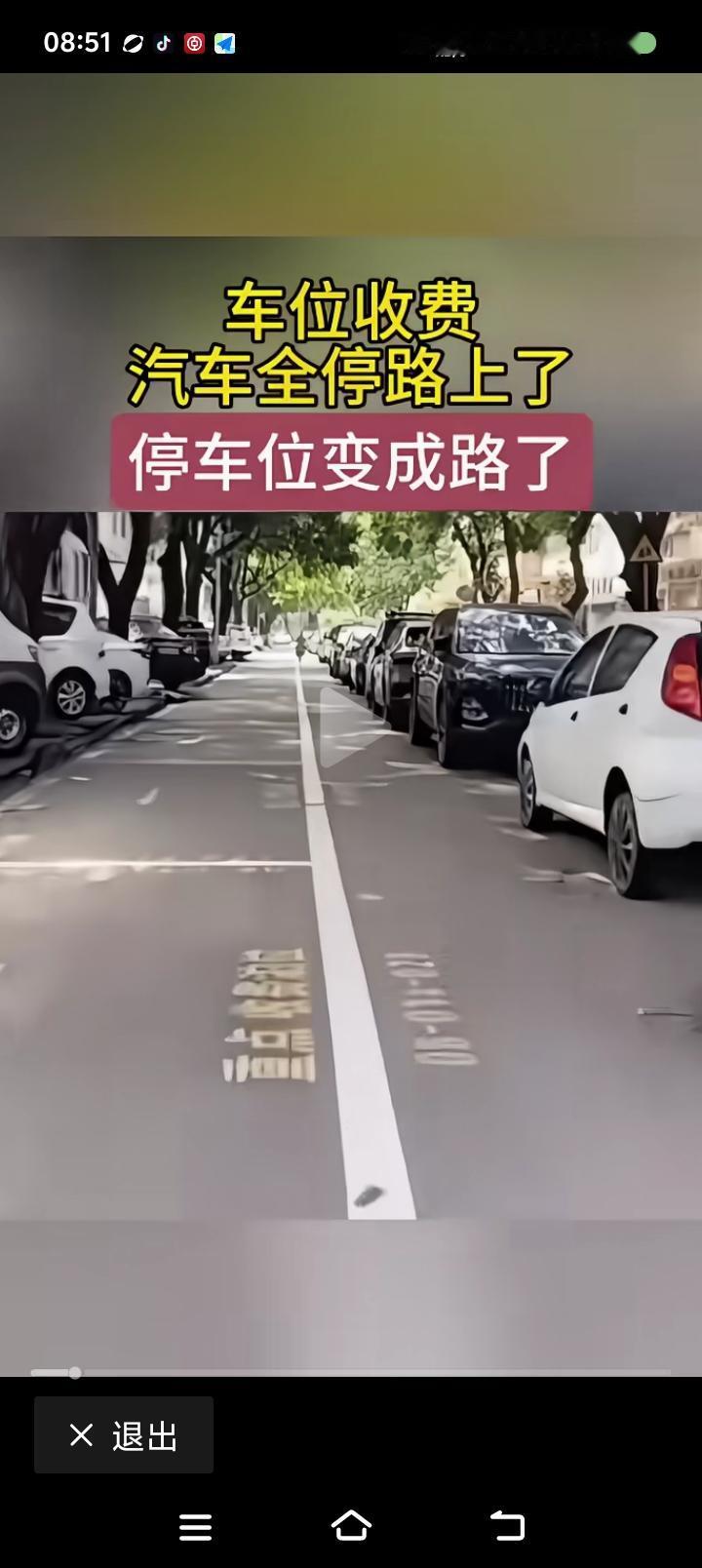 司机师傅这么幽默吗？停车费这么贵吗？这要是停车就收费，他们能把车悬空绑在树