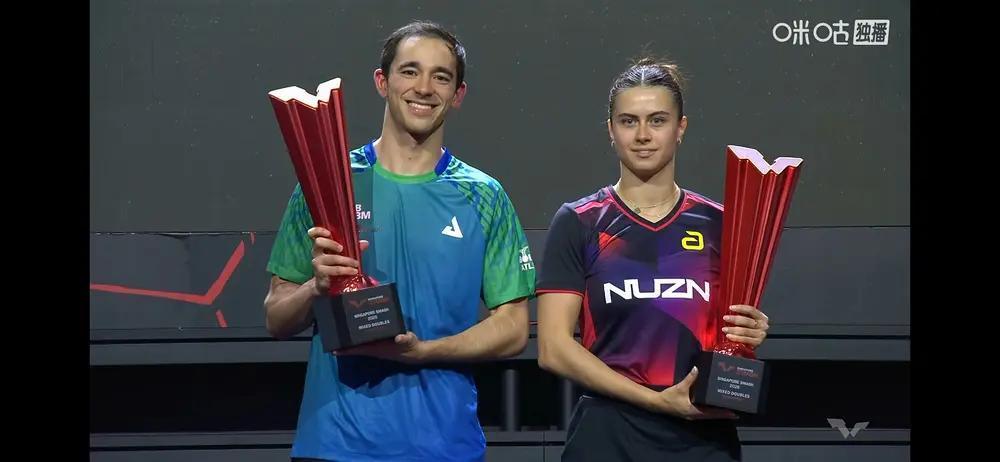 大满贯混合双打冠军首次落户美洲！新加坡大滿贯混合双打冠军争夺战是在巴西组合雨果/