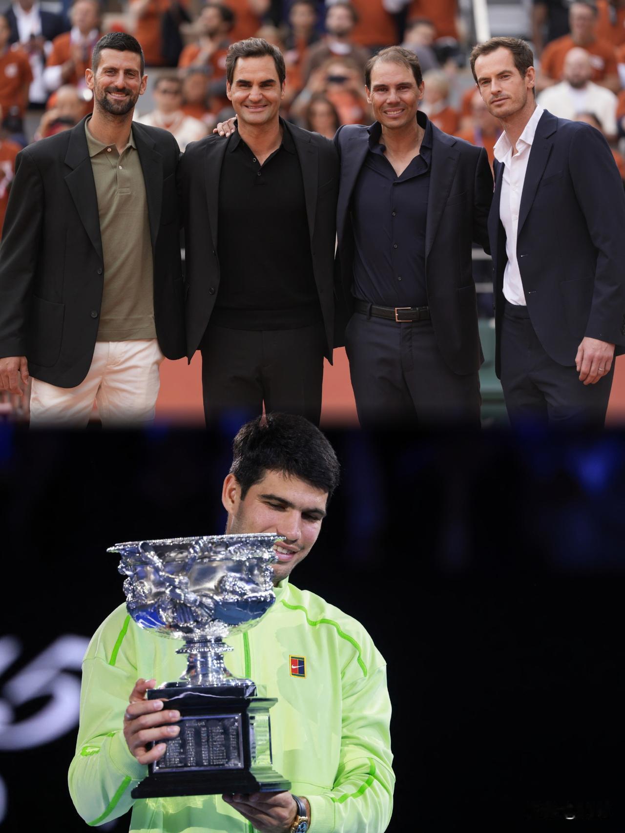 3-1逆转德约科维奇首夺澳网男单冠军之后，阿尔卡拉斯在个人的前8次大满贯男单决赛