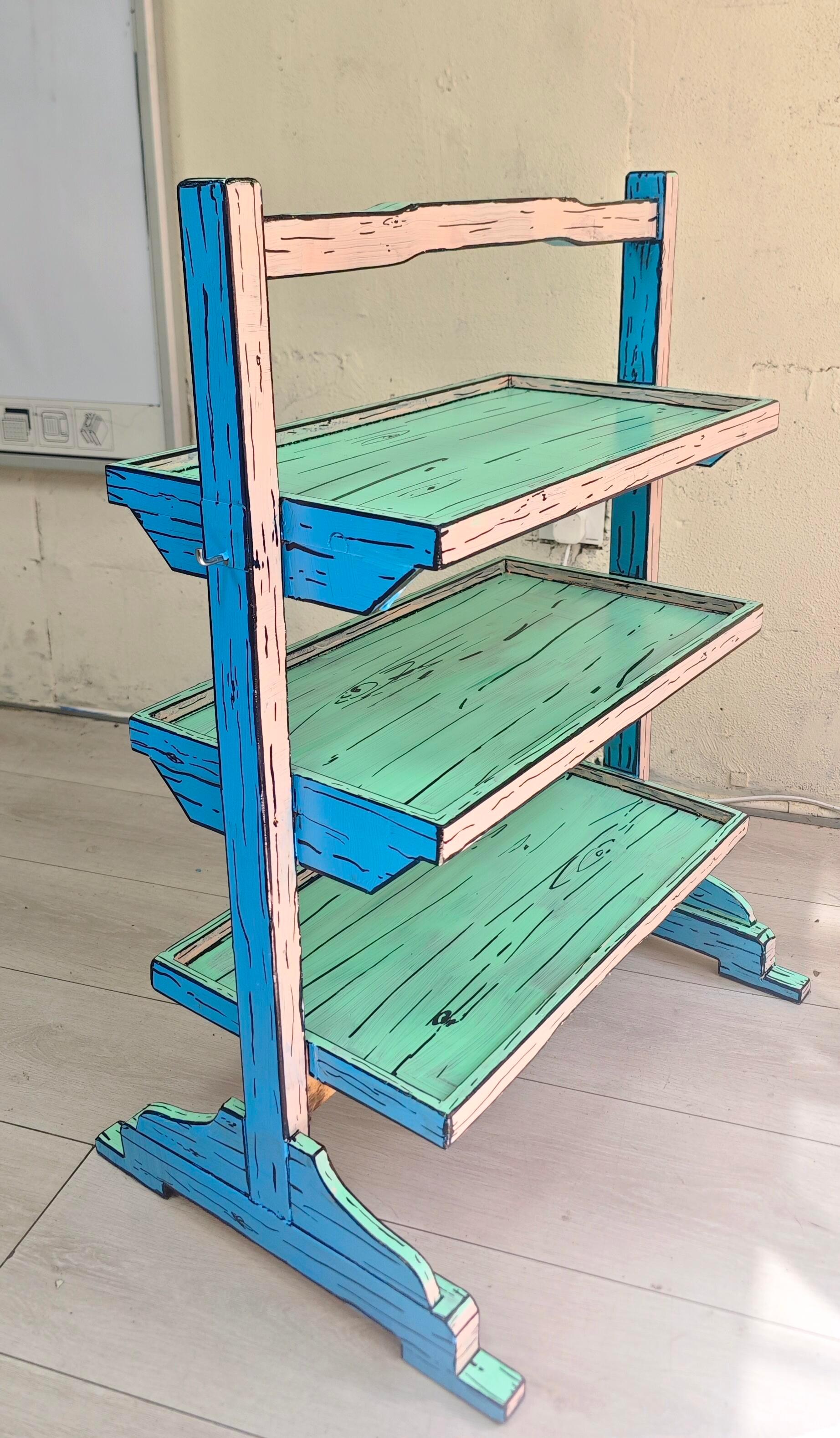 当三次元出现二次元置物架