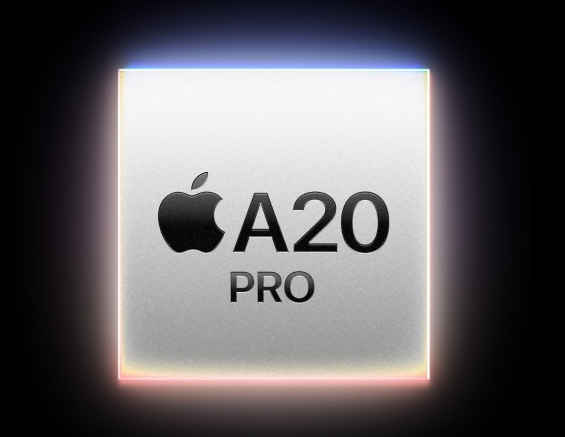 看一下苹果最新手机处理器A20Pro🟢2nm工艺打造🟢6核CPU：2超级核（提升20%）+4能效