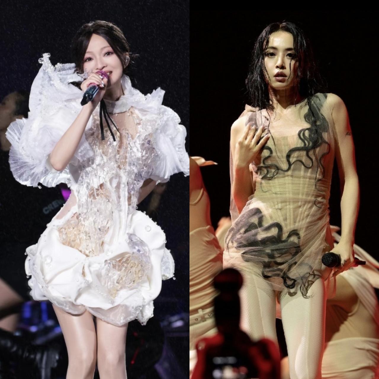 张韶涵现在应该比吃了苍蝇还难受，原因很简单，同样是四大教主，蔡依林演唱会穿了