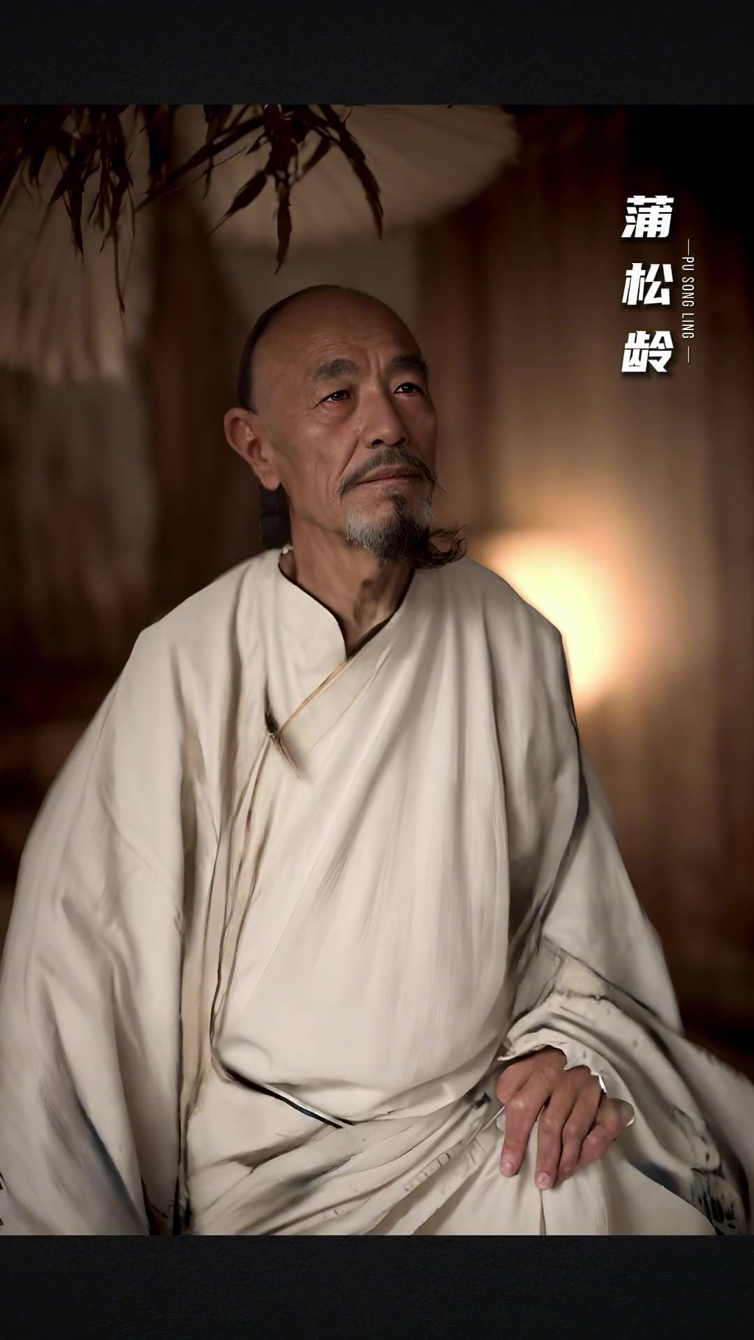 清朝，蒲松龄收到一张请帖，上面只写了四个字：“请吃半鲁。”朋友诚意邀请，他自然不