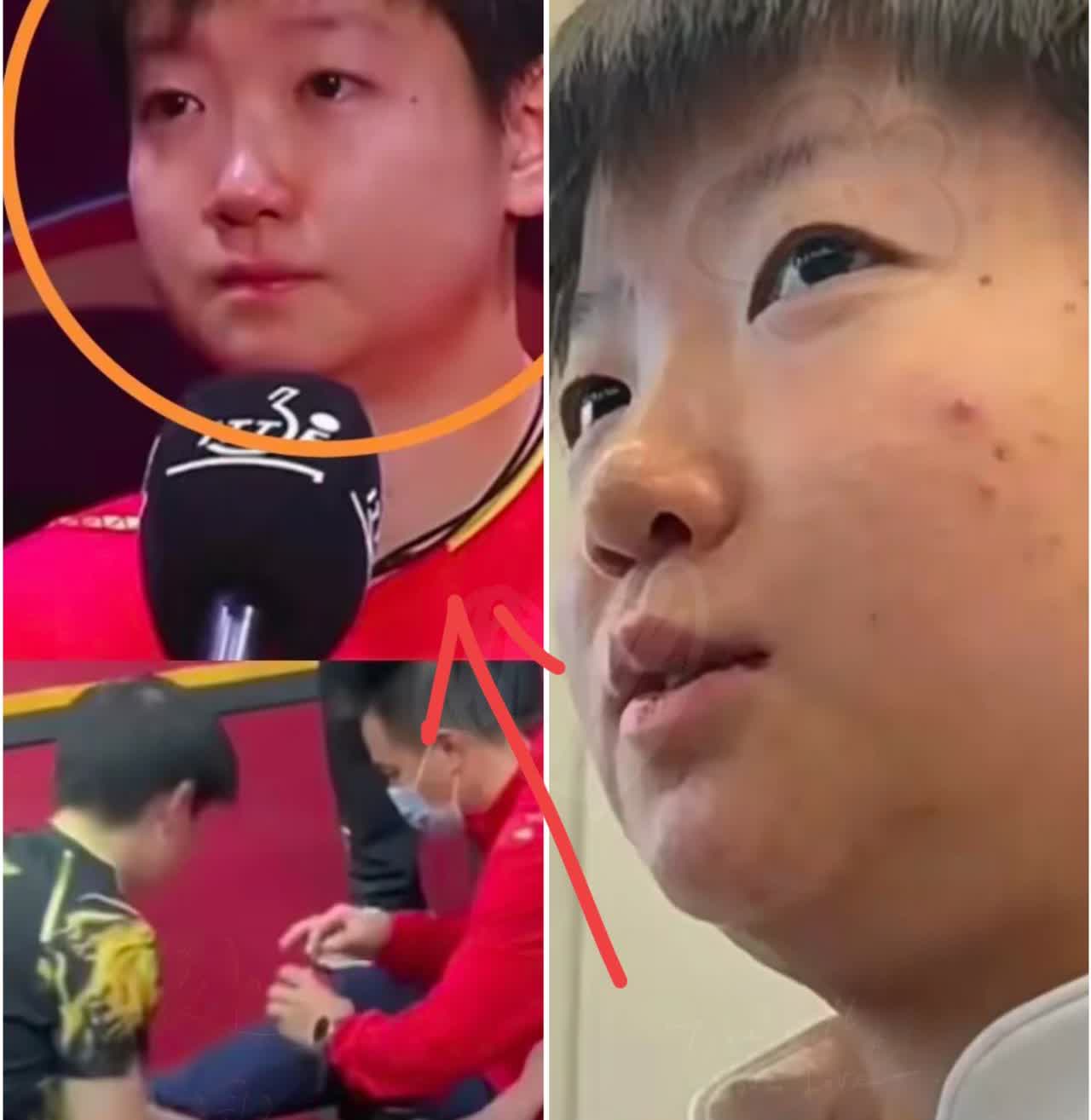 孙颖莎，不行你就退圈儿吧，我实在看不下去了！你看看你自己熬的，脸上那俩疙