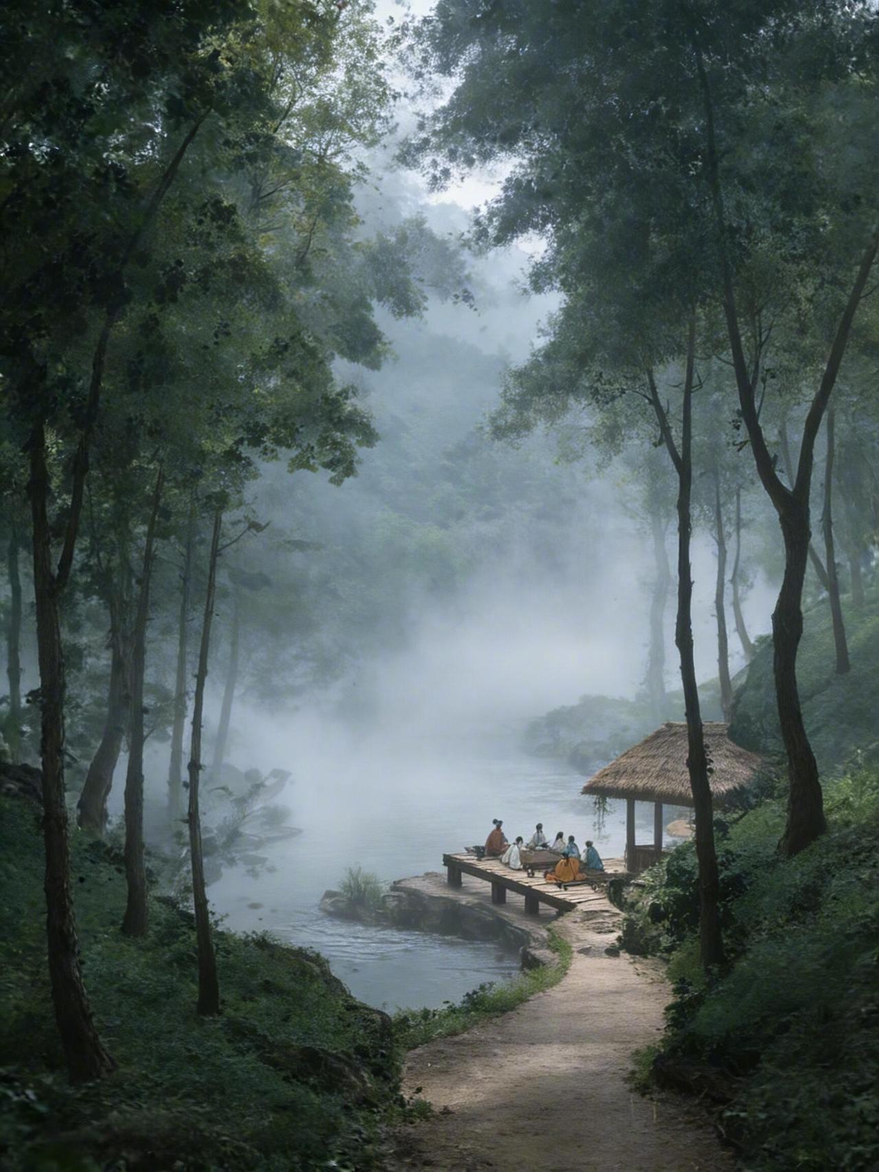 眼看别峰云雾起，不知身也在云间...