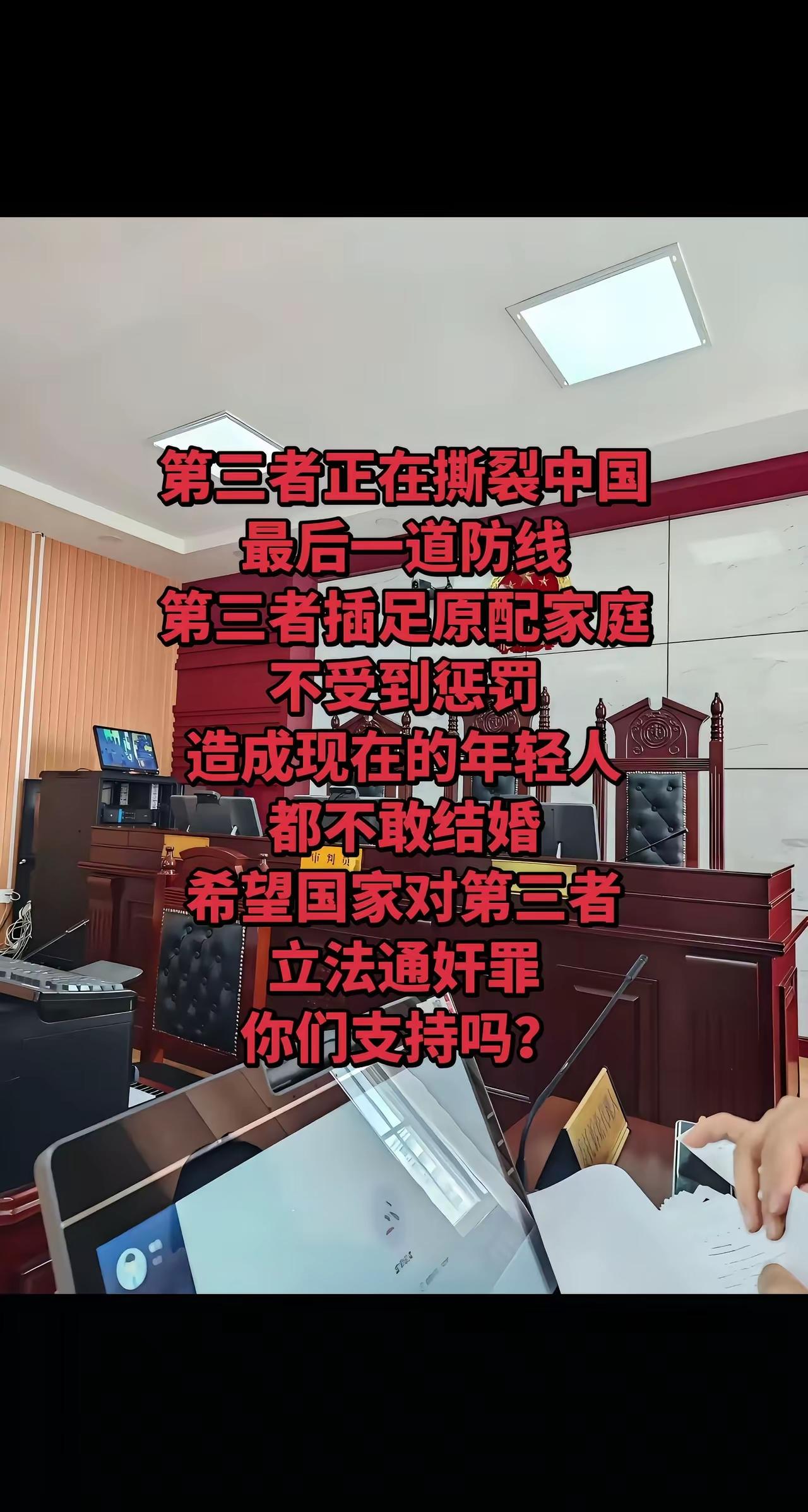 炸疯了，这次网友的怒火指向“小三”入刑！“恶意插足不是道德问题，是赤裸裸的故