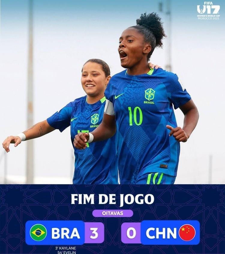 差距明显，中巴西女子国少队踢国女子国少队，就像大人踢小孩，基本上没有还手之力。U