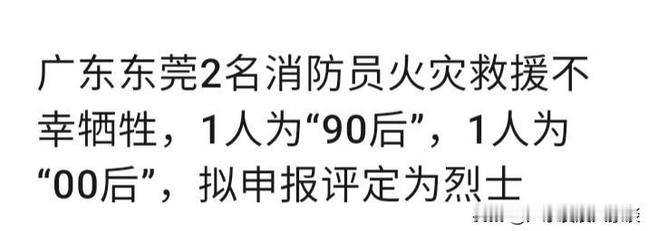 看到东莞消防员为抢救财产牺牲的消息，深感痛心。为何每年会有这么多消防人员牺牲呢？