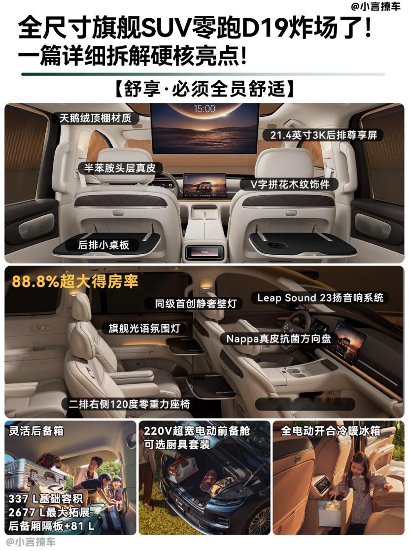 刚刚看完零跑D19的发布会，21.98万元起，就能享受到远超同级的配置！这定价直