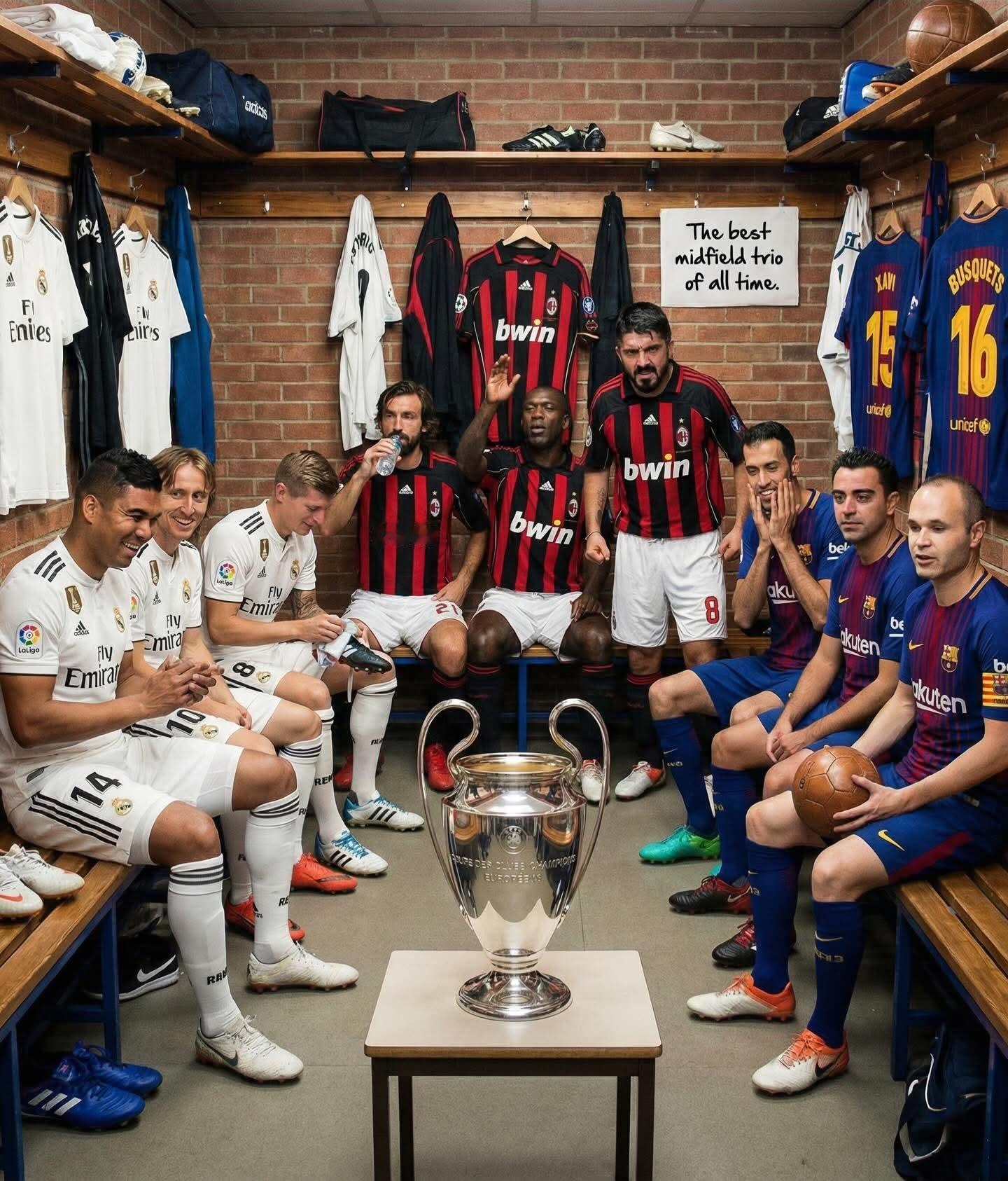 冠军级别的中场。