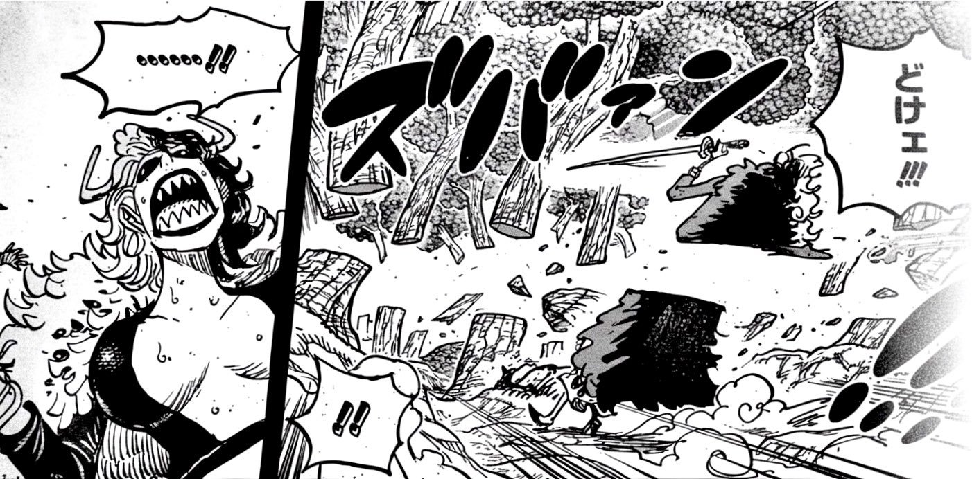 图透！神之骑士团尖牙女被白胡子斩成两半！海贼王海贼王漫画1161话​​​