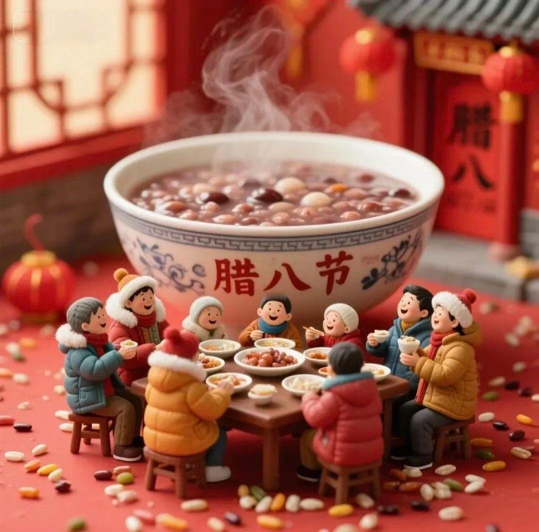 腊八节到，愿您与家人共品一碗暖暖的腊八粥，日子甜香，岁岁安康。最近天气转冷，昼夜