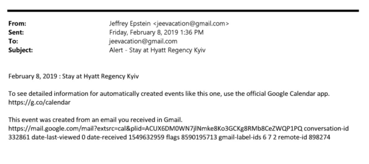 杰弗里·爱泼斯坦于2019年2月在基辅，并在乌克兰选举期间住在喜来登酒店