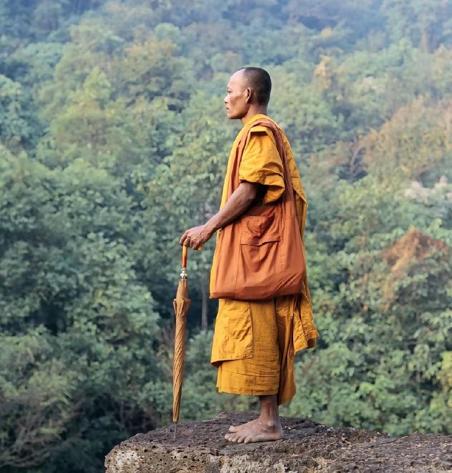 我同事阿辉跟我说，前两年他和爱人自驾去九华山，半路碰到一位僧人想顺路搭车，夫妻俩