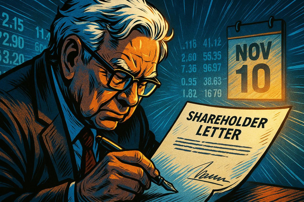 11月10日。95岁的巴菲特，写了最后一封致股东信，他决定从此退隐投资江湖。