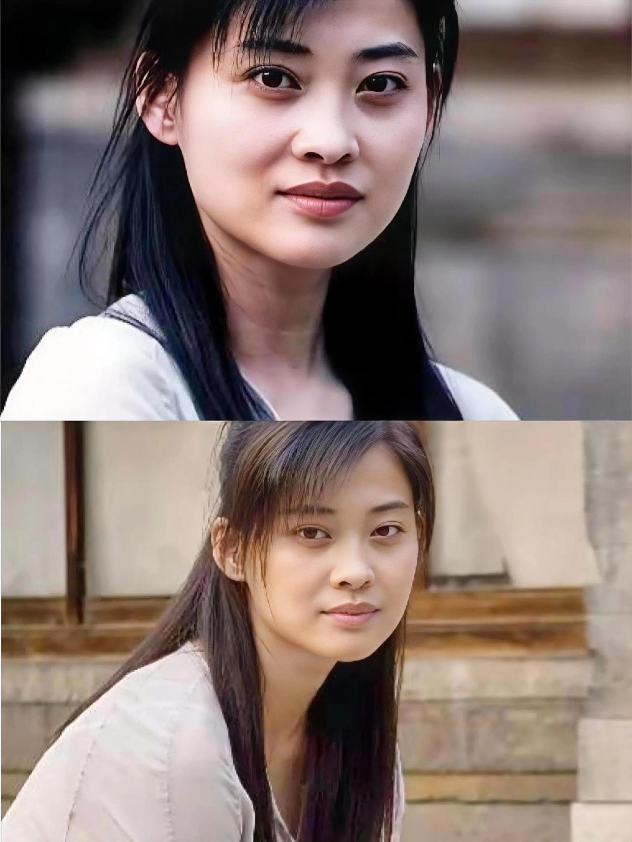 梅婷年轻时长发飘飘说不出有多漂亮有种忧郁的病态美但笑起来很阳光虽然有黑眼