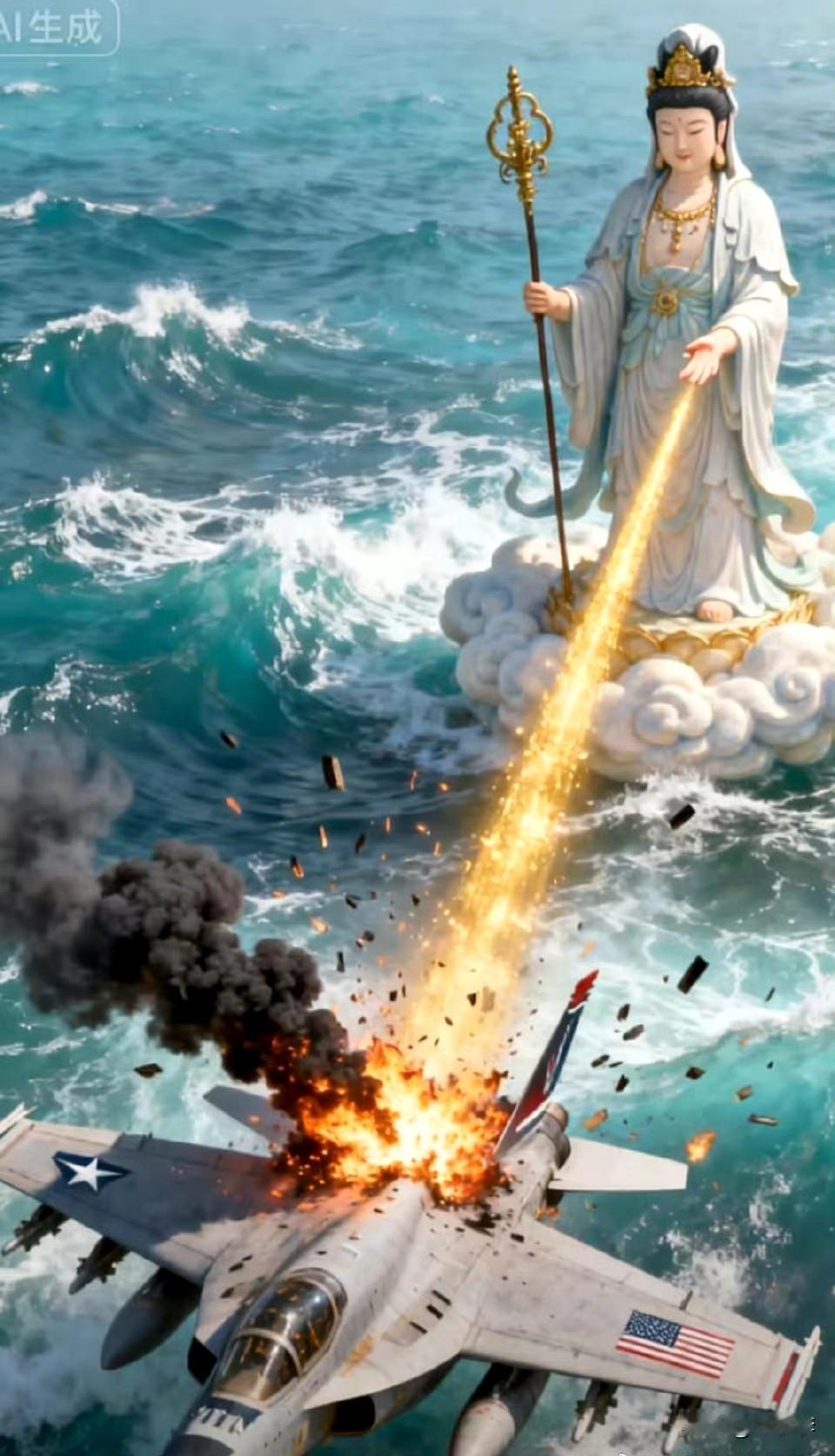 大慈大悲的南海观世音菩萨[笑着哭][笑着哭][笑着哭]听说南海有股莫名其妙的磁场慈