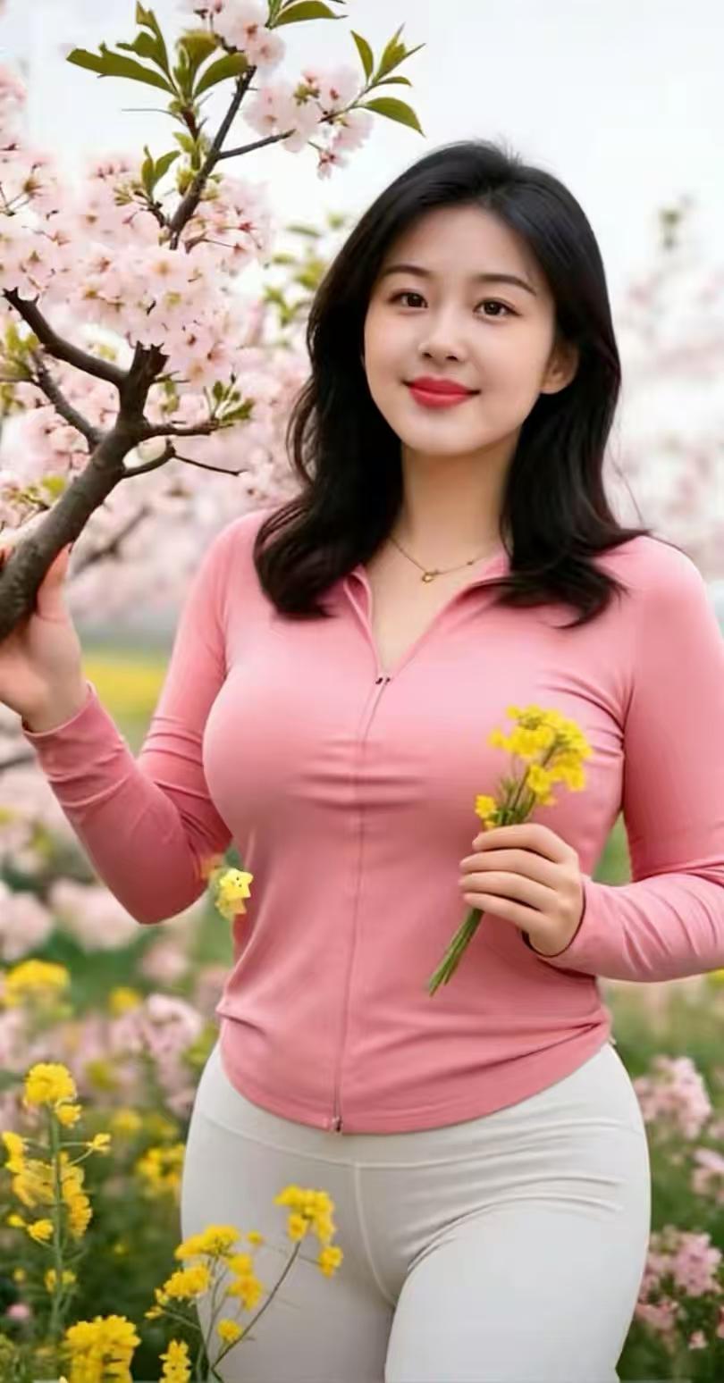 塞鸿秋·春野芳容晴山叠翠金英放，柔枝暗度清香荡。嫣然笑揽春风样，垂杨拂水