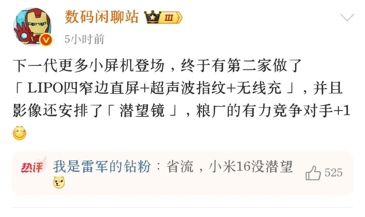疑似vivoX300配置曝光:LIPO四窄边直屏+超声波指纹+无线充+潜望镜