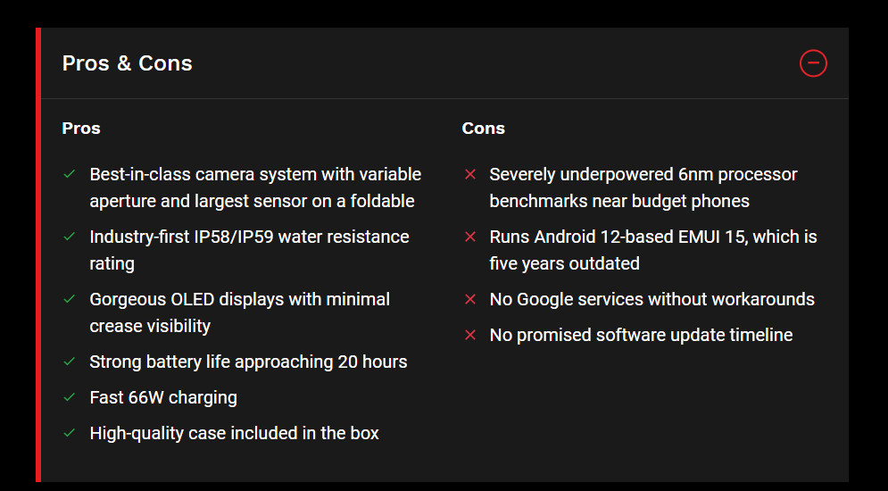 AH对于MateX7的评价还是蛮客观的，并非十全十美，但依然是当前市场上最好的