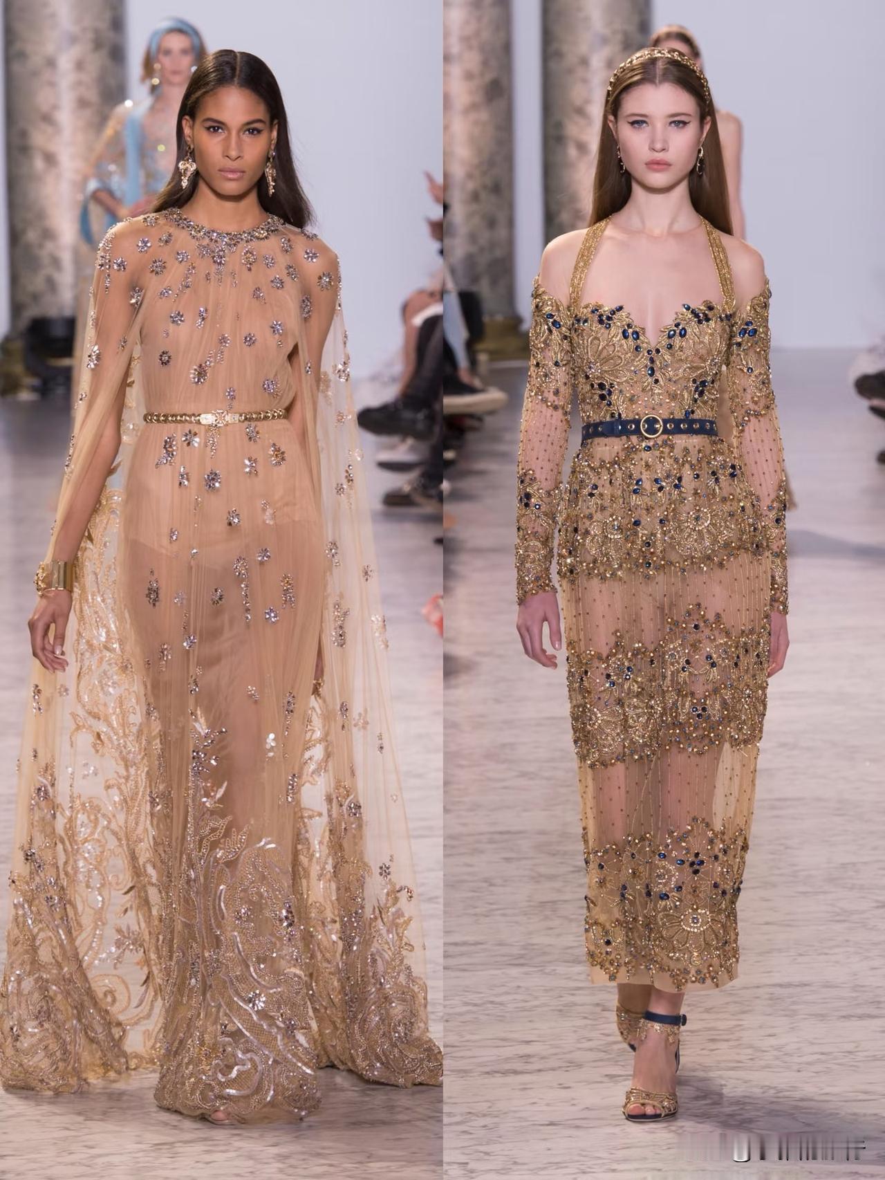 ElieSaab2017春夏高定封神埃及风仙裙！取材老埃及电影，尼罗河、