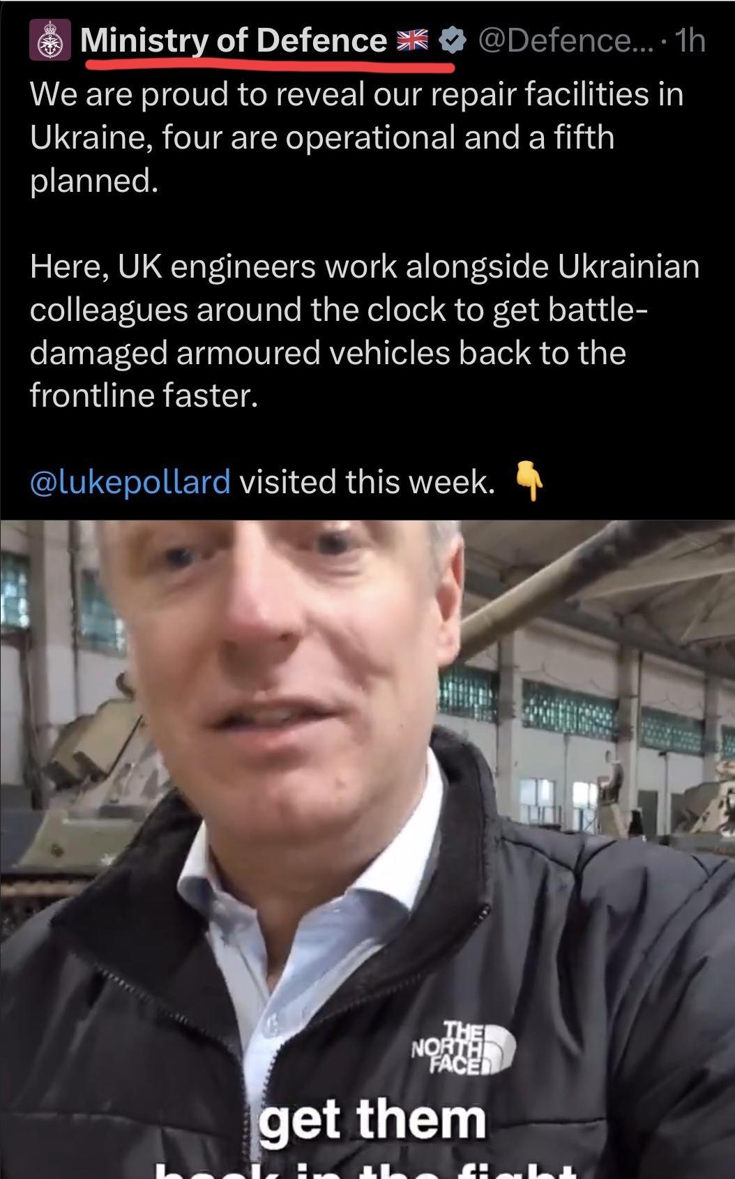 🌙蠢哭了吧这猪队友，英国防长突然发布视频，吹嘘英国在乌克兰境内有四座兵工厂，专