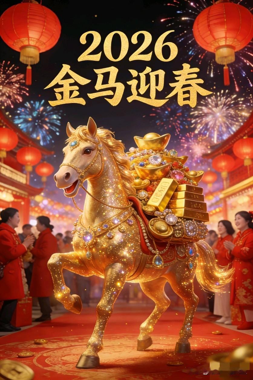 快来看看：2026年“马上有钱”，火遍朋友圈的十大祝福语！1. 金马踏春至