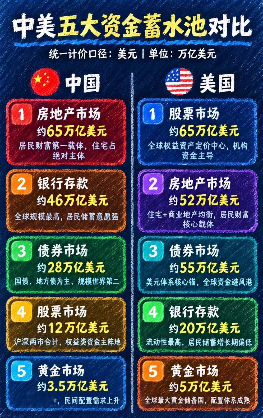 中美最奇妙的默契，就是各自造了一个价值65万亿美元的巨型水库来安放国民信仰：中国