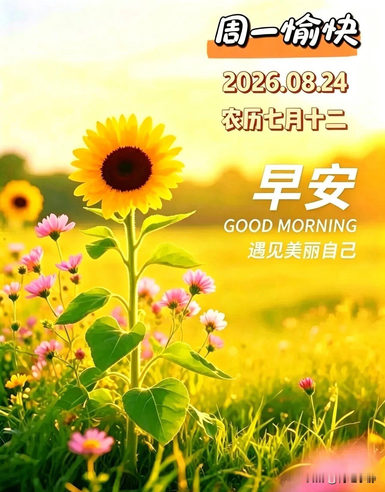 🍃²⁰²⁶/₀₈.₂₄ᵕ̈周一｜秋意渐浓☕️🍒🍑🐎🍃𝐆𝐨𝐨𝐝