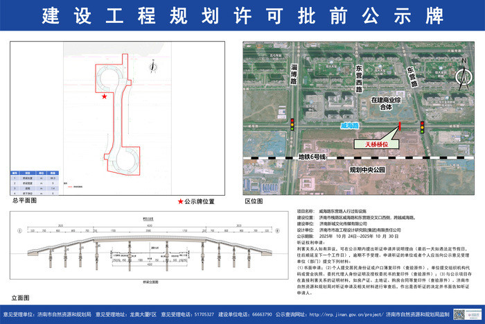 济南新一批过街天桥公示, 看看哪几处在你家门口