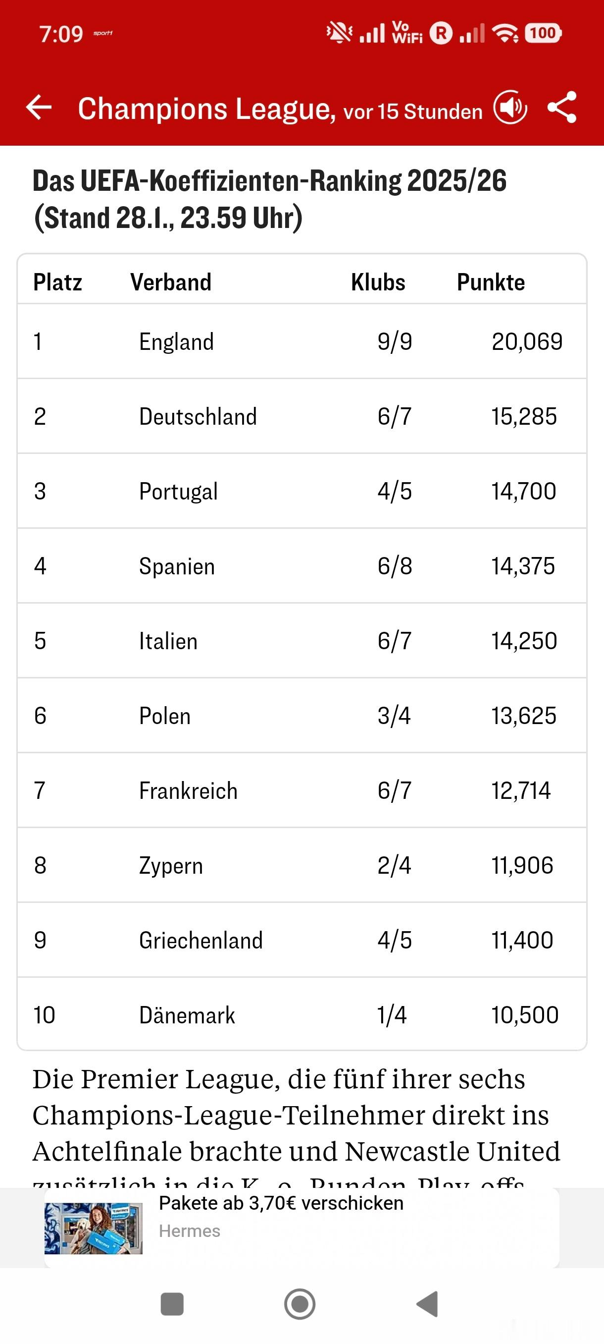 [德甲积分暂居第二］欧战联赛阶段结束，德甲只有法兰克福被直接淘汰，剩下六支球队（