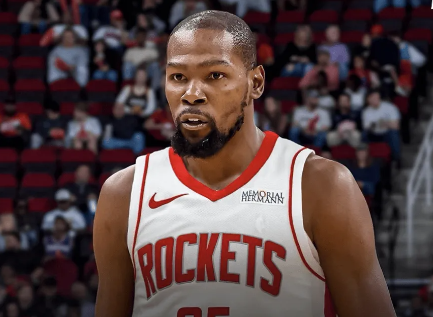 NBA2K26公布了能力值前十的球员。能力值第十的是火箭新援凯文-杜兰特，能力值