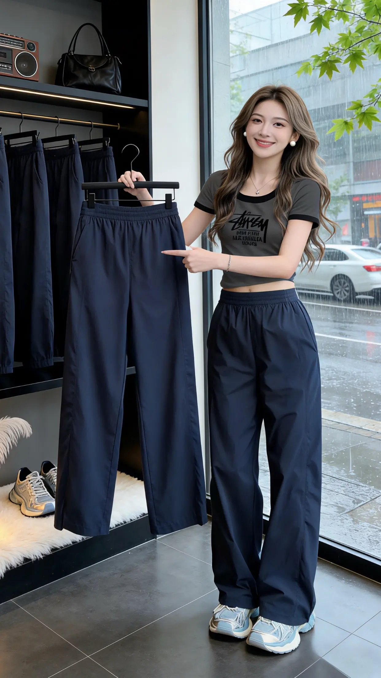 这才是女生们想找的裤子吧 百搭神裤人手一条 修饰腿型的裤子 谁能拒绝夏...