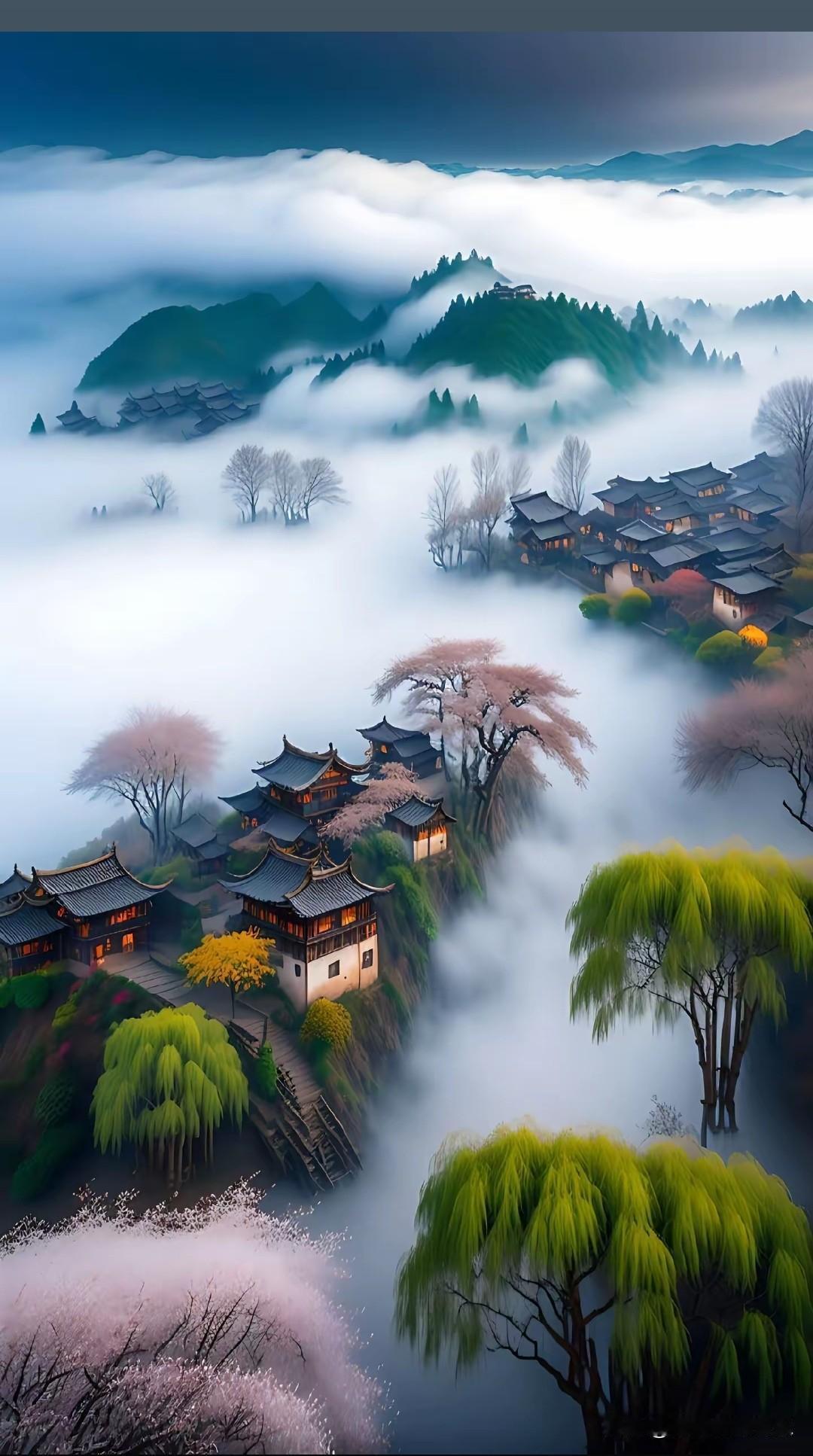 大山深处自然美山清水秀好风光分享