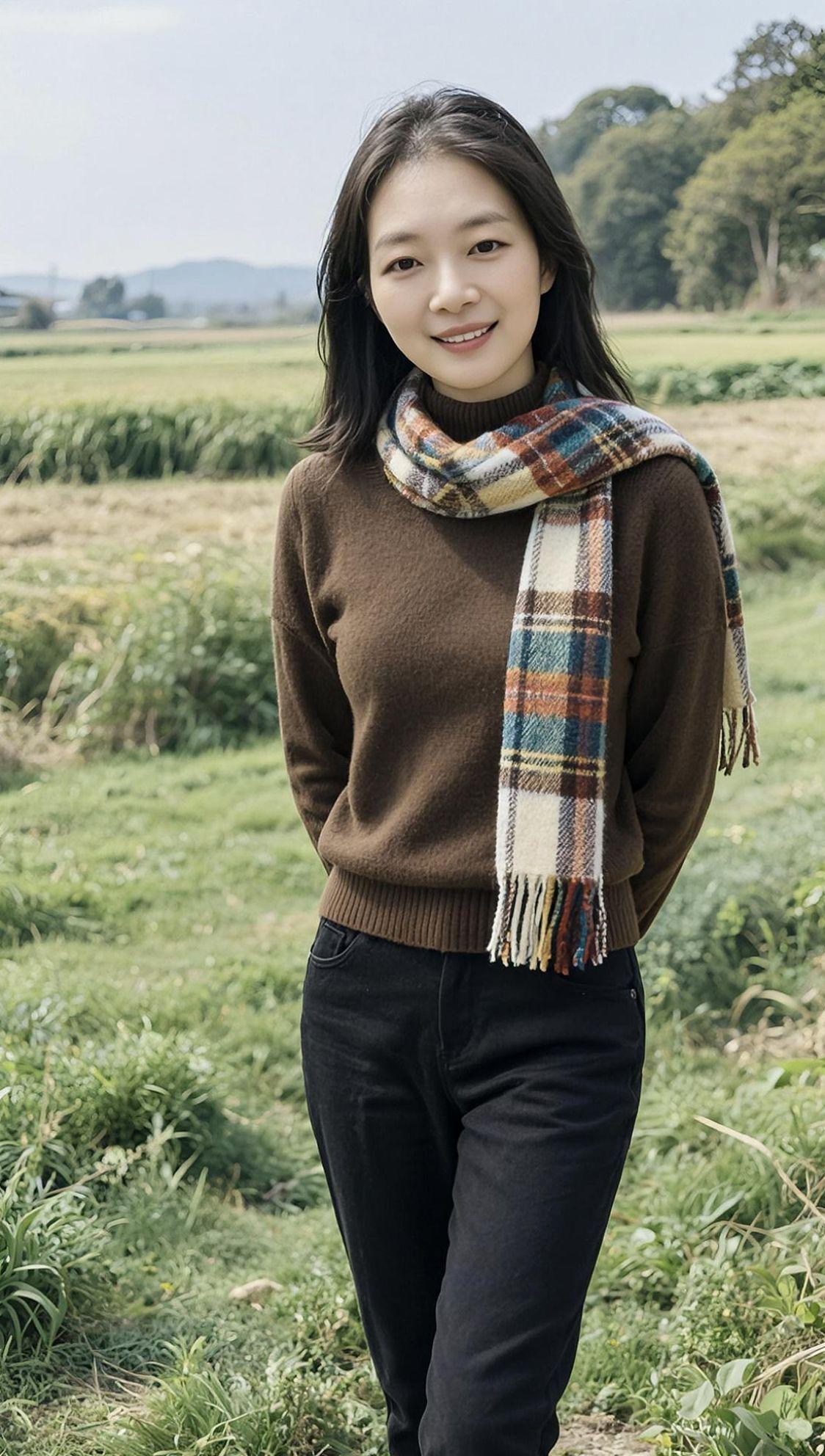 AI田园随拍童年老家上热门日常分享穿搭