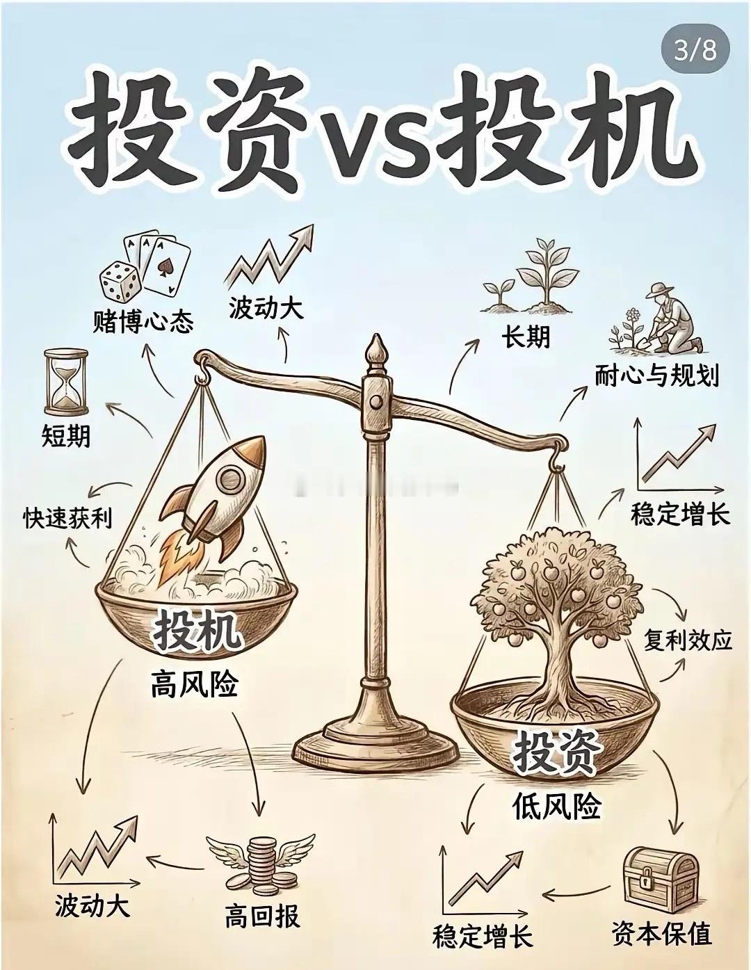 财富积累没有捷径，得慢慢来，因为慢才符合自然规律，快的财富留不住。身边也有几个老