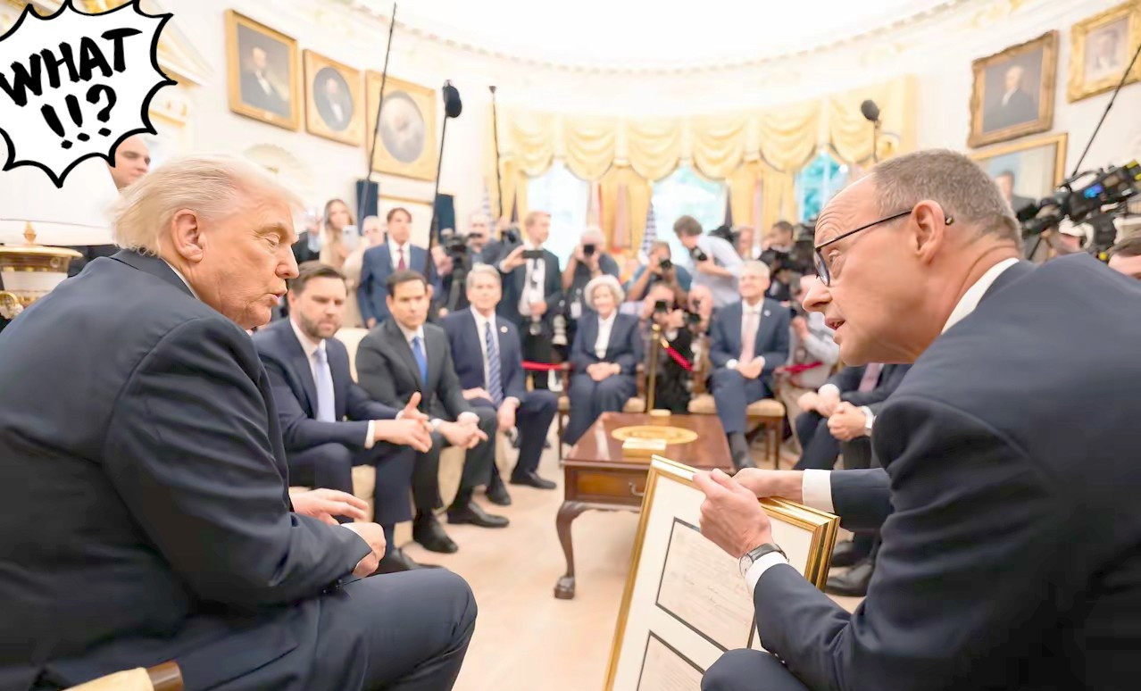 德国总理暗示美德是亲戚。美国和德国关系变了，这背后藏着大