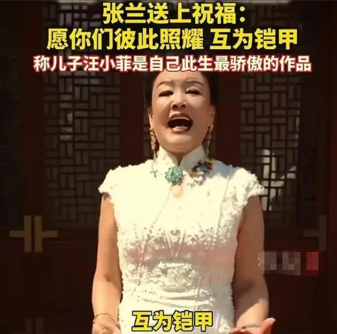 张兰在儿子婚礼上的致辞，字里行间都是都是一个母亲对孩子的爱，后面的三谢三愿更是深