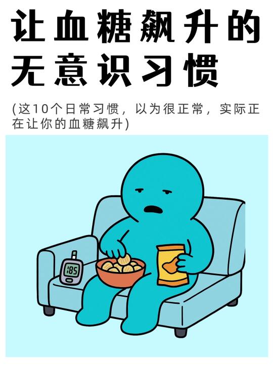 10个无意识的升糖习惯！看看你中了吗？